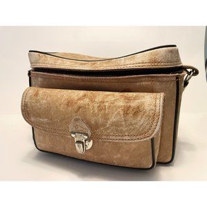 Vintage Perrin The Sportsman 502 Genuine Cowhide Leather Camera Case Bag